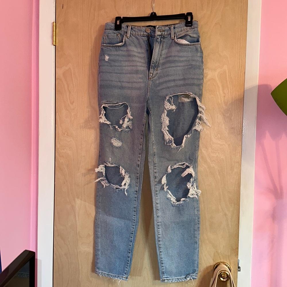 Urban Outfitters Ripped Mom High Rise Jeans